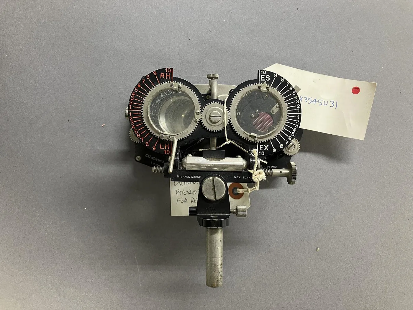 Ski-Optometer (Woolf Phoropter)